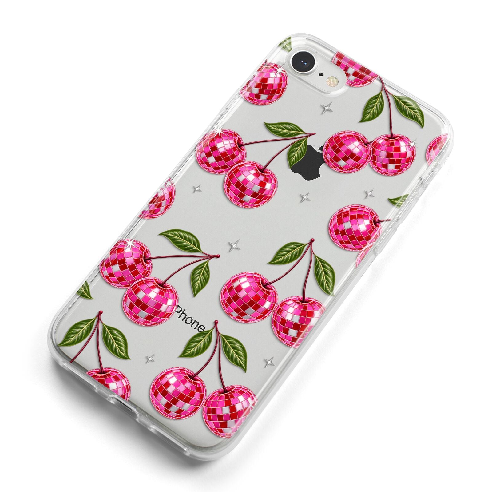 Cherry Afterparty iPhone 8 Bumper Case on Silver iPhone Alternative Image