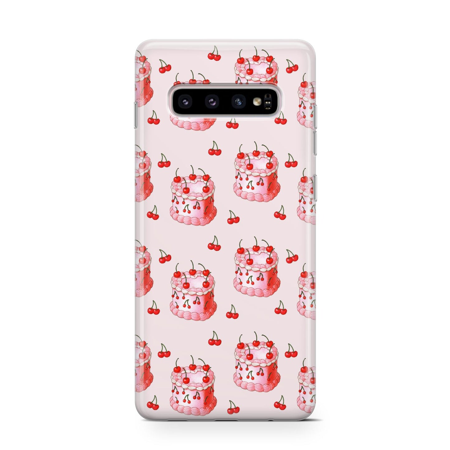Cherry Cake Party Protective Samsung Galaxy Case