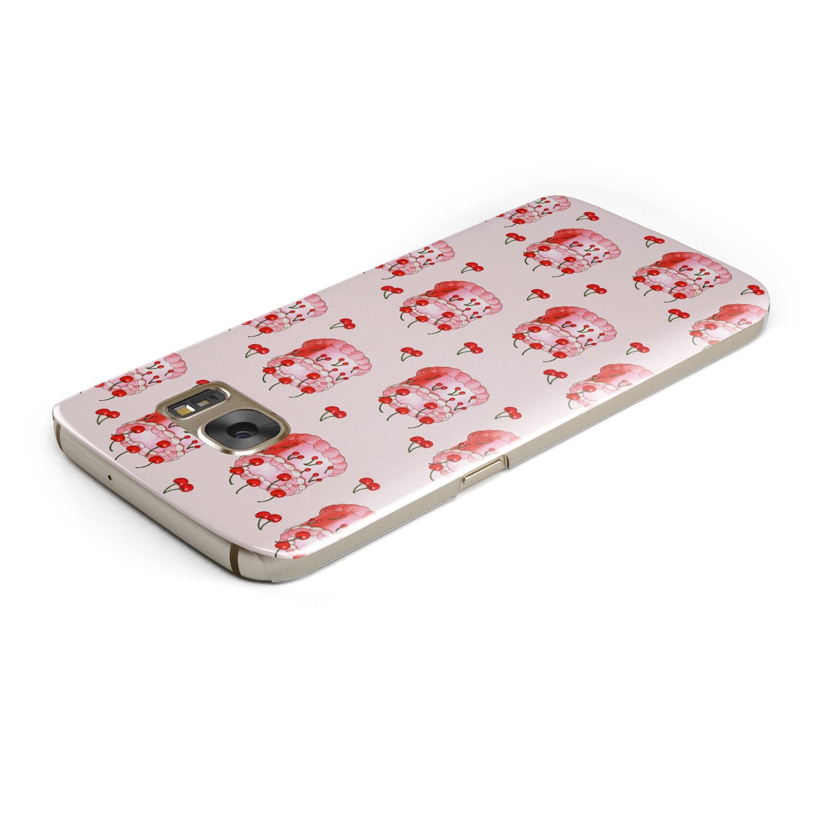 Cherry Cake Party Samsung Galaxy Case Top Cutout
