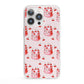Cherry Cake Party iPhone 13 Pro Clear Bumper Case