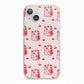 Cherry Cake Party iPhone 13 TPU Impact Case with Pink Edges
