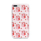 Cherry Cake Party iPhone 7 Plus Bumper Case on Silver iPhone