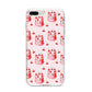 Cherry Cake Party iPhone 8 Plus Bumper Case on Silver iPhone