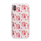 Cherry Cake Party iPhone X Bumper Case on Silver iPhone Alternative Image 1