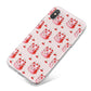 Cherry Cake Party iPhone X Bumper Case on Silver iPhone