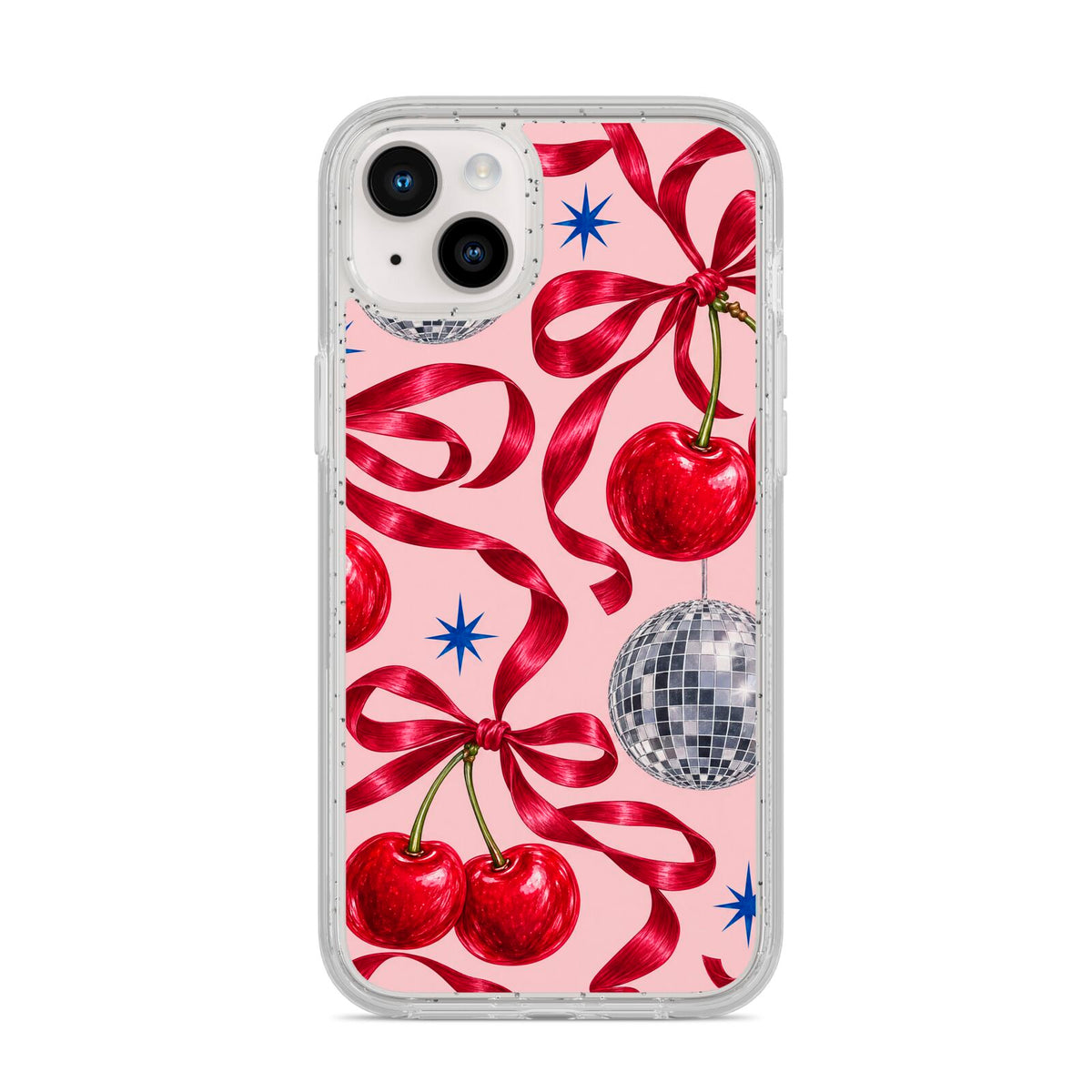 Cherry Disco iPhone 14 Plus Glitter Tough Case Starlight