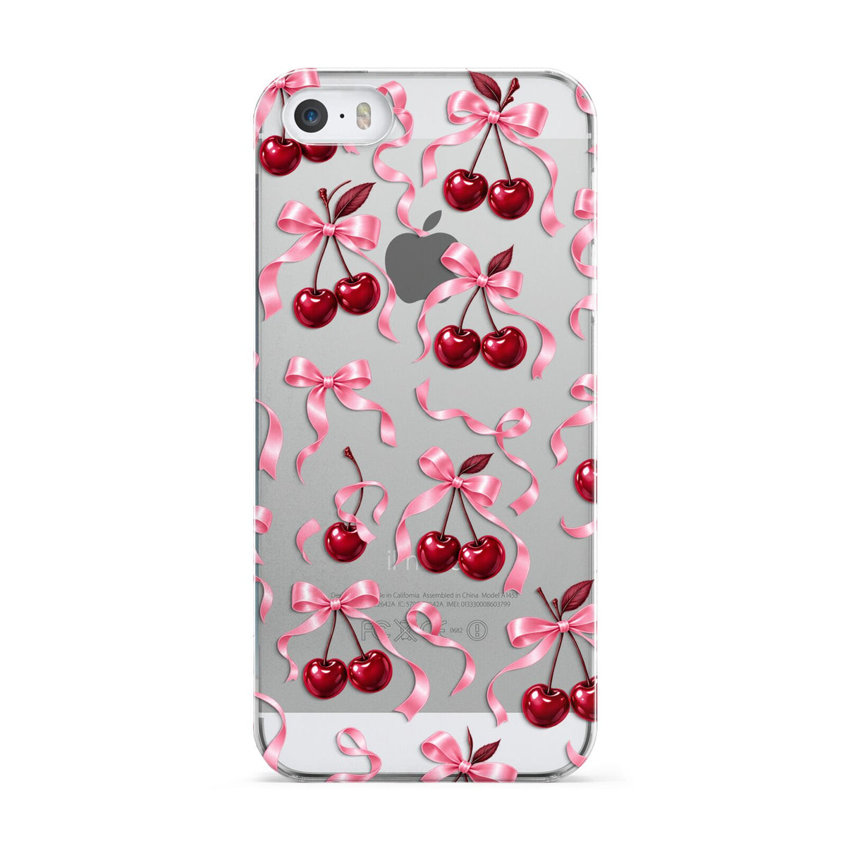 Cherry Silk Bows Apple iPhone 5 Case