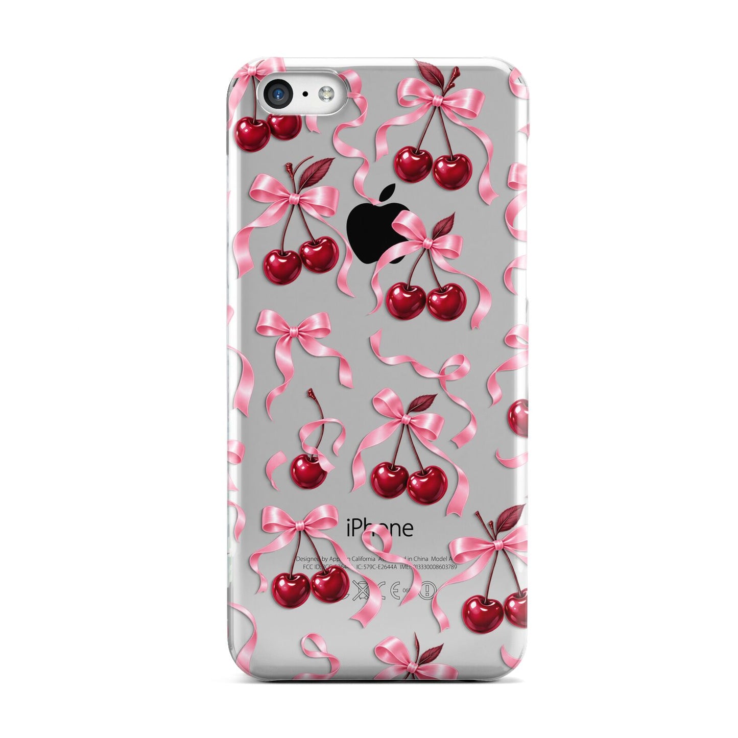 Cherry Silk Bows Apple iPhone 5c Case