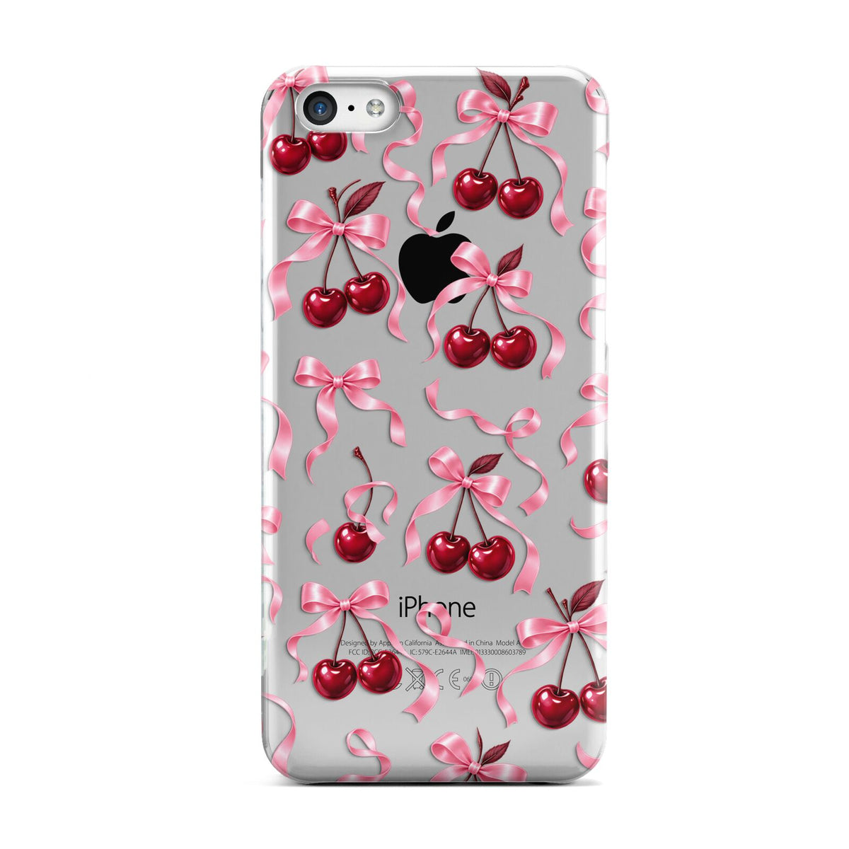 Cherry Silk Bows Apple iPhone 5c Case