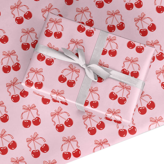 Cherry Sweet Custom Wrapping Paper