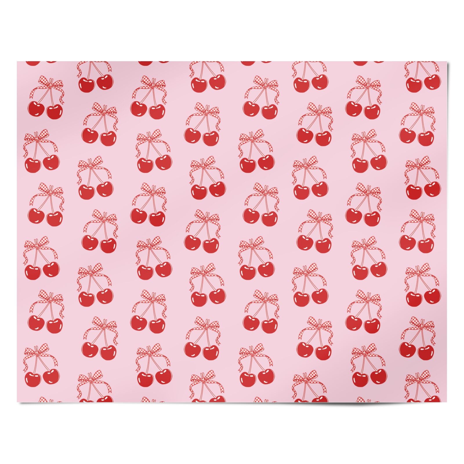 Cherry Sweet Personalised Wrapping Paper Alternative