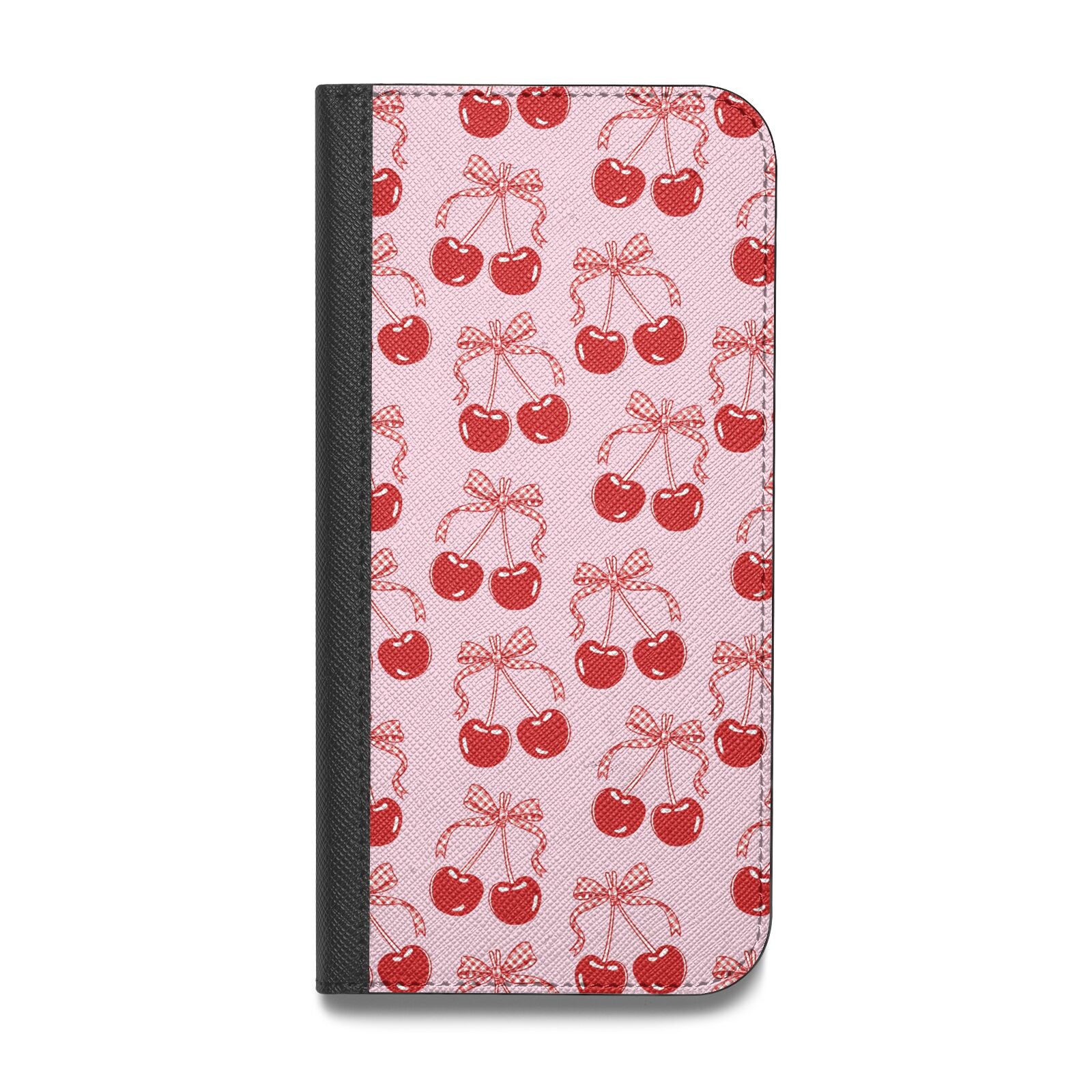 Cherry Sweet Vegan Leather Flip Samsung Case
