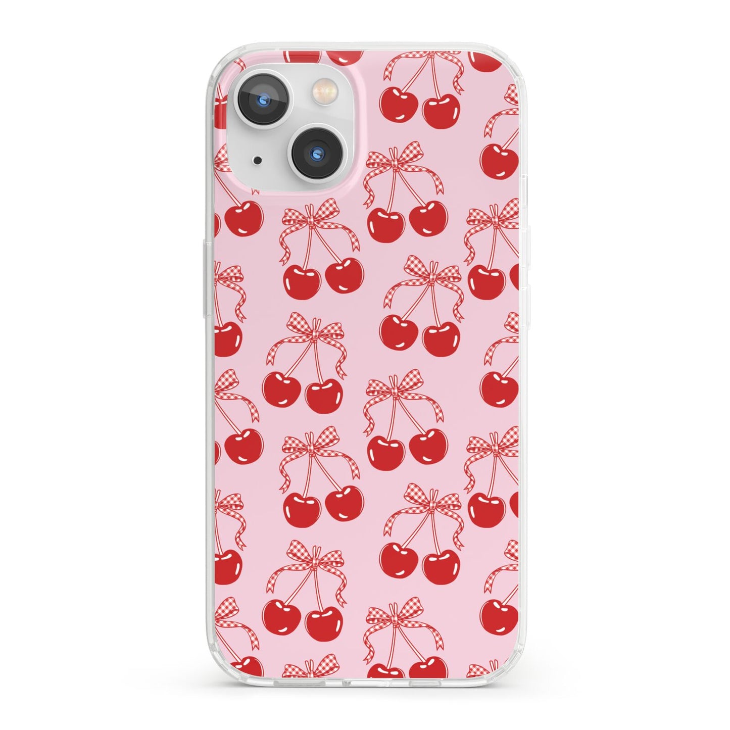 Cherry Sweet iPhone 13 Clear Bumper Case