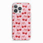 Cherry Sweet iPhone 13 Pro TPU Impact Case with White Edges