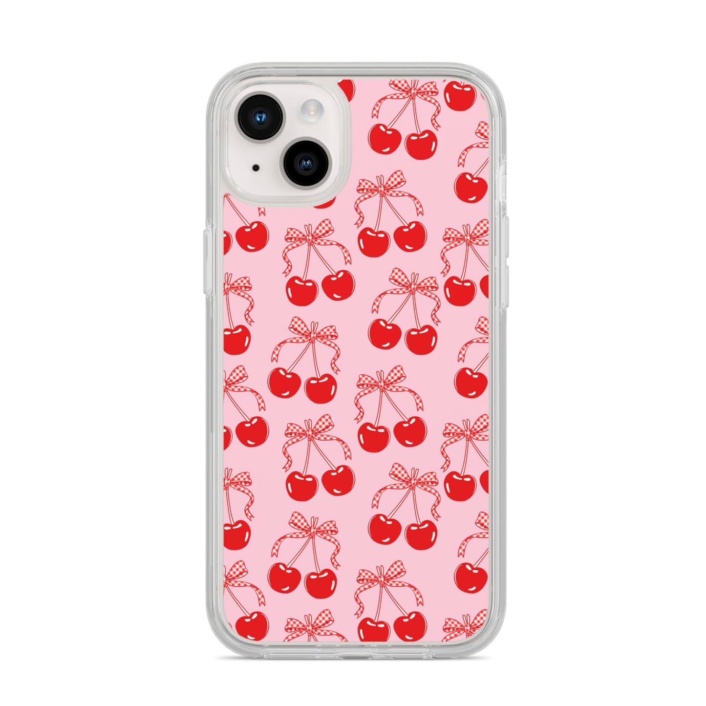 Cherry Sweet iPhone 14 Plus Clear Tough Case Starlight