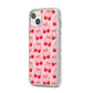 Cherry Sweet iPhone 14 Plus Glitter Tough Case Starlight Angled Image