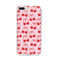 Cherry Sweet iPhone 8 Plus Bumper Case on Silver iPhone