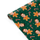 Christmas Gingerbread Photo Face Personalised Gift Wrap