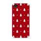Classic Red Christmas Trees Apple iPhone 4s Case