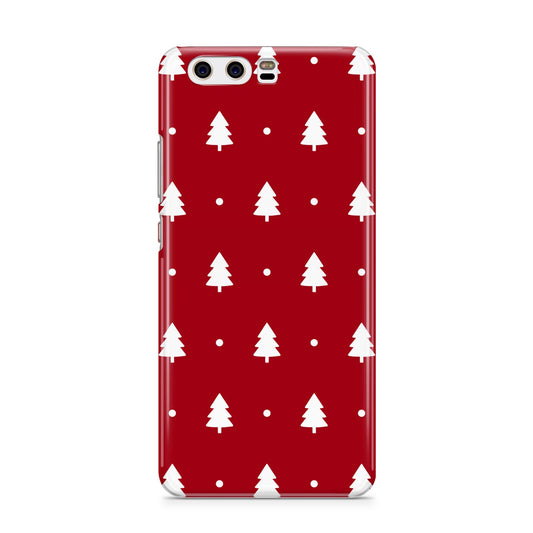 Classic Red Christmas Trees Huawei P10 Phone Case