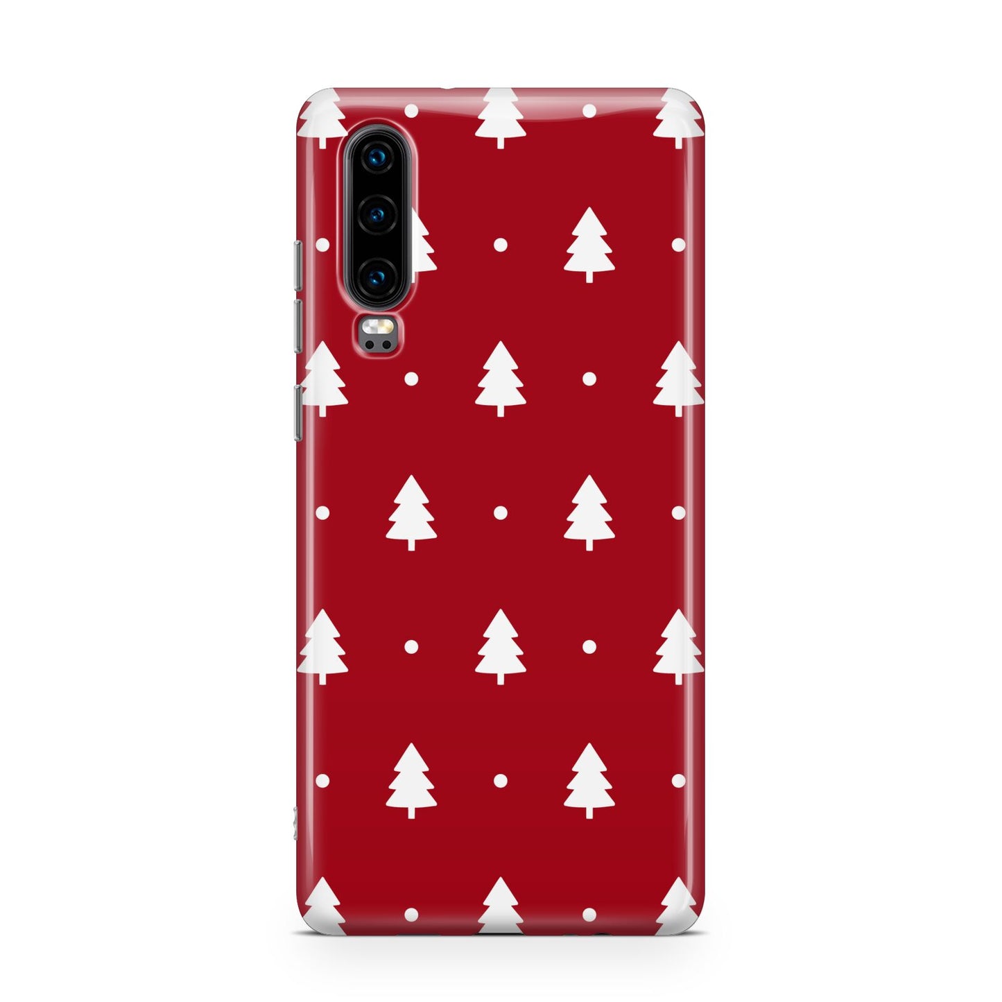 Classic Red Christmas Trees Huawei P30 Phone Case