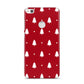 Classic Red Christmas Trees Huawei P8 Lite Case