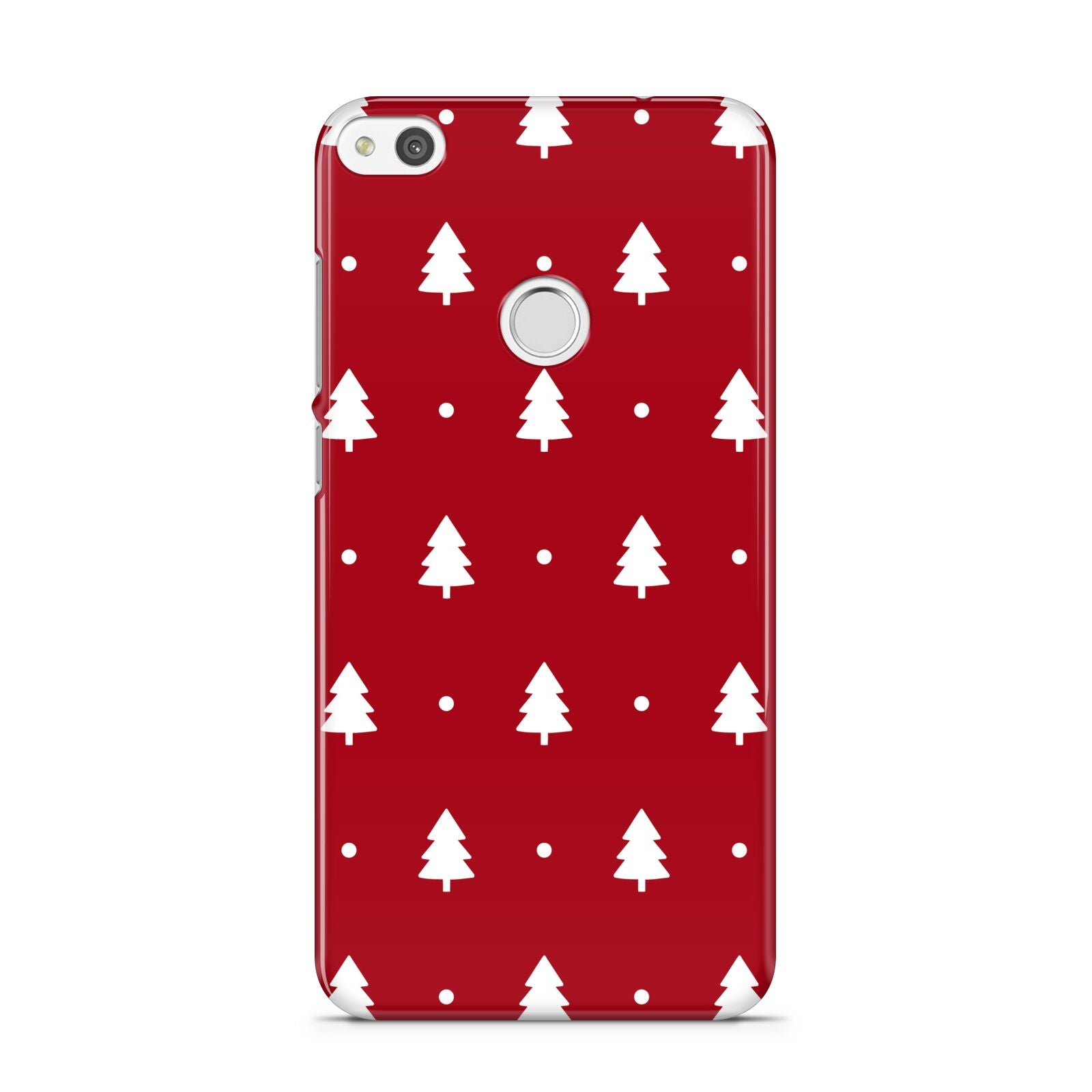 Classic Red Christmas Trees Huawei P8 Lite Case