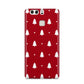 Classic Red Christmas Trees Huawei P9 Case