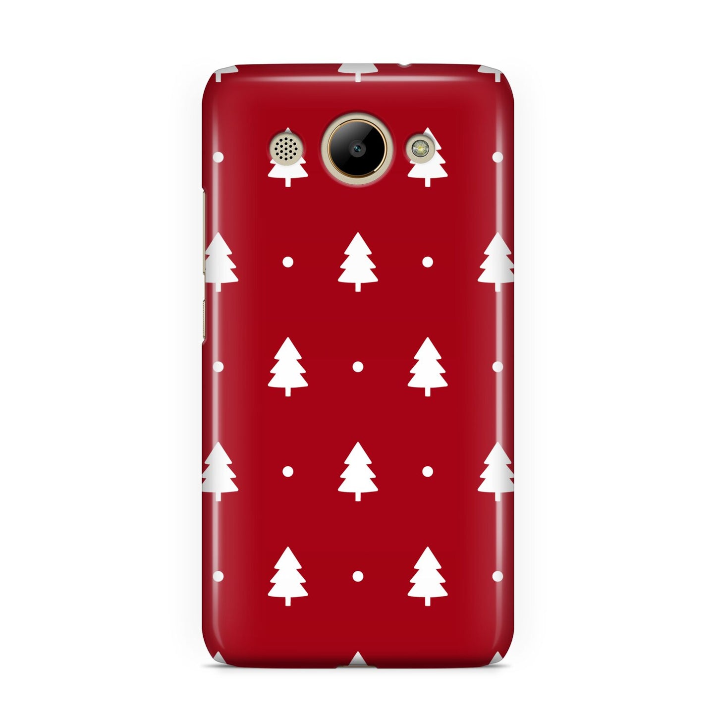 Classic Red Christmas Trees Huawei Y3 2017