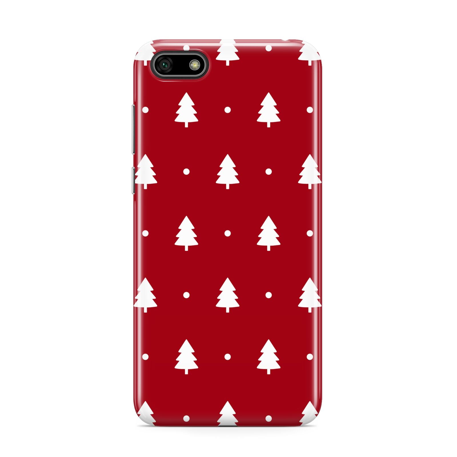 Classic Red Christmas Trees Huawei Y5 Prime 2018 Phone Case