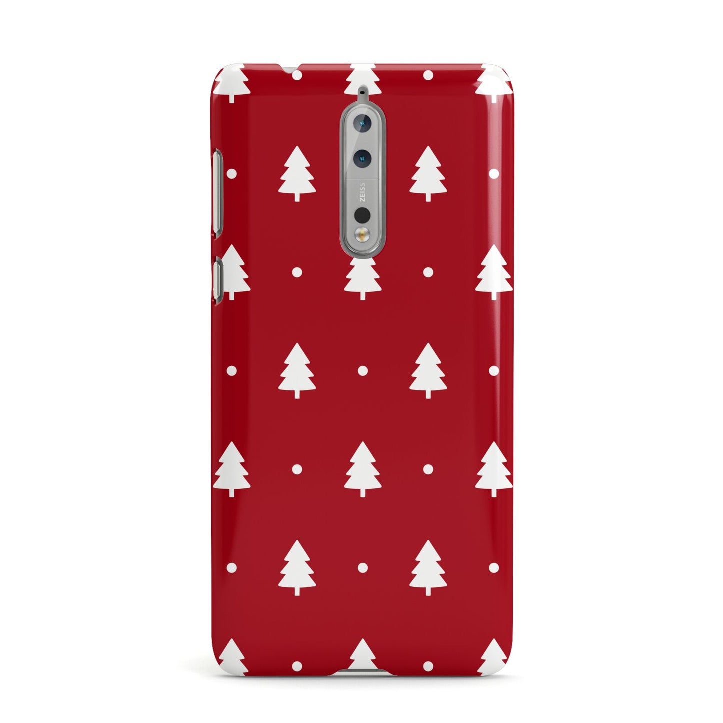 Classic Red Christmas Trees Nokia Case