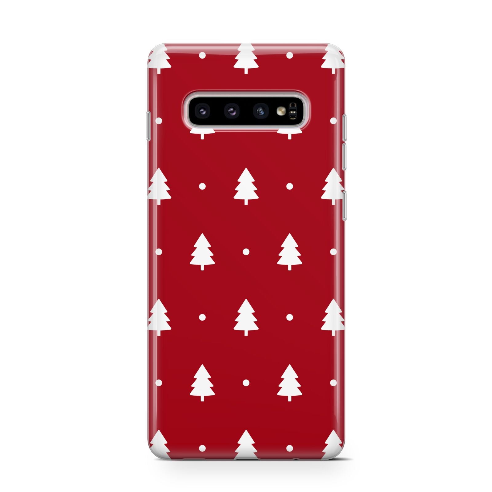 Classic Red Christmas Trees Protective Samsung Galaxy Case