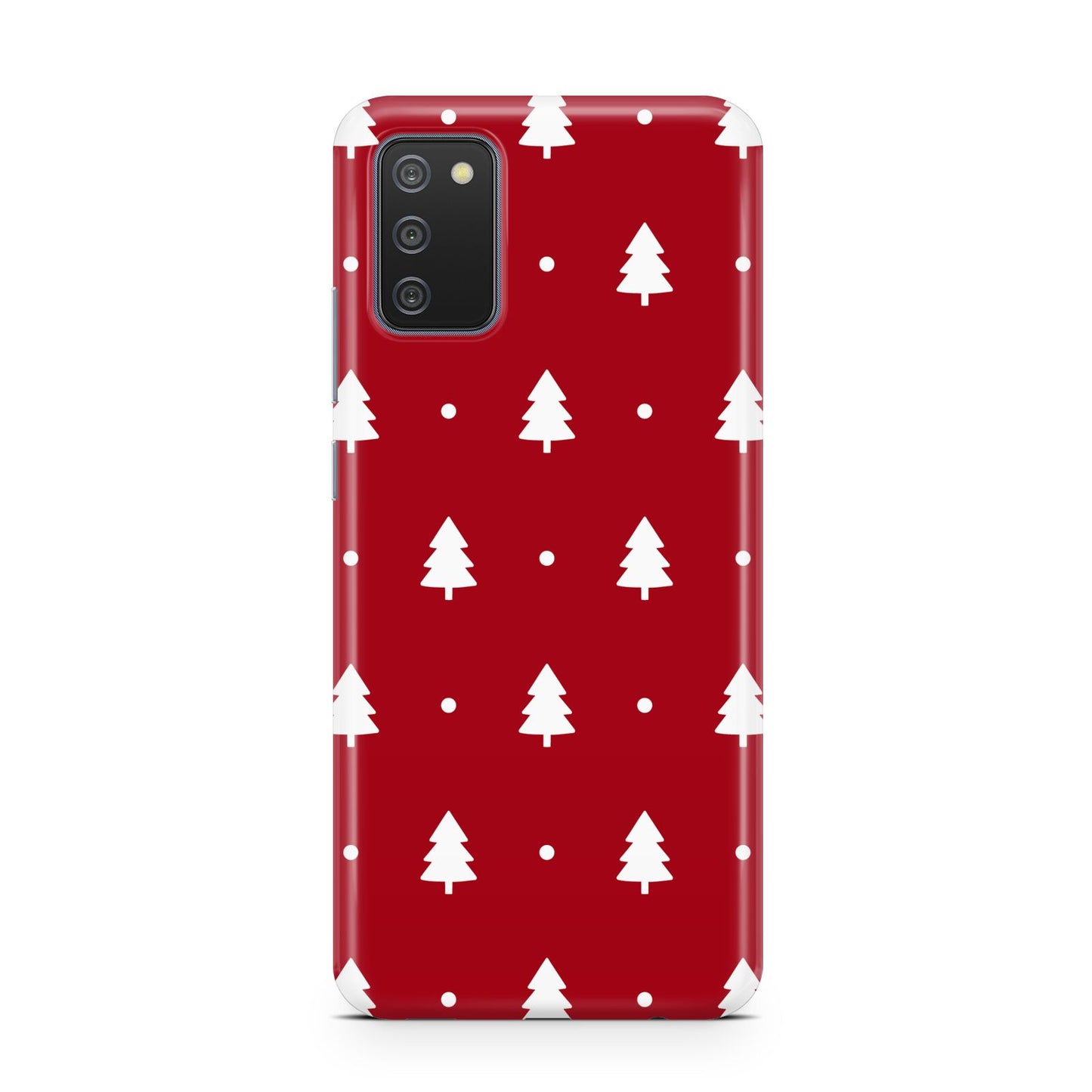 Classic Red Christmas Trees Samsung A02s Case