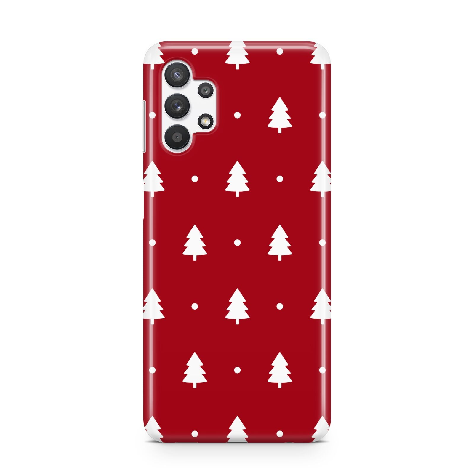 Classic Red Christmas Trees Samsung A32 5G Case