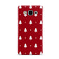 Classic Red Christmas Trees Samsung Galaxy A5 Case