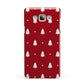 Classic Red Christmas Trees Samsung Galaxy A7 2015 Case