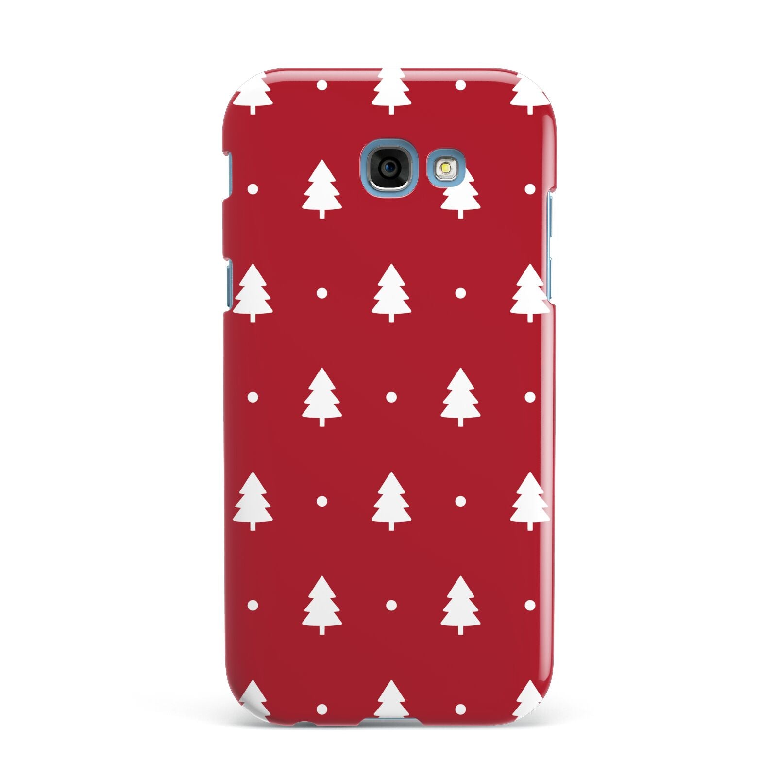 Classic Red Christmas Trees Samsung Galaxy A7 2017 Case