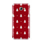 Classic Red Christmas Trees Samsung Galaxy A8 2016 Case