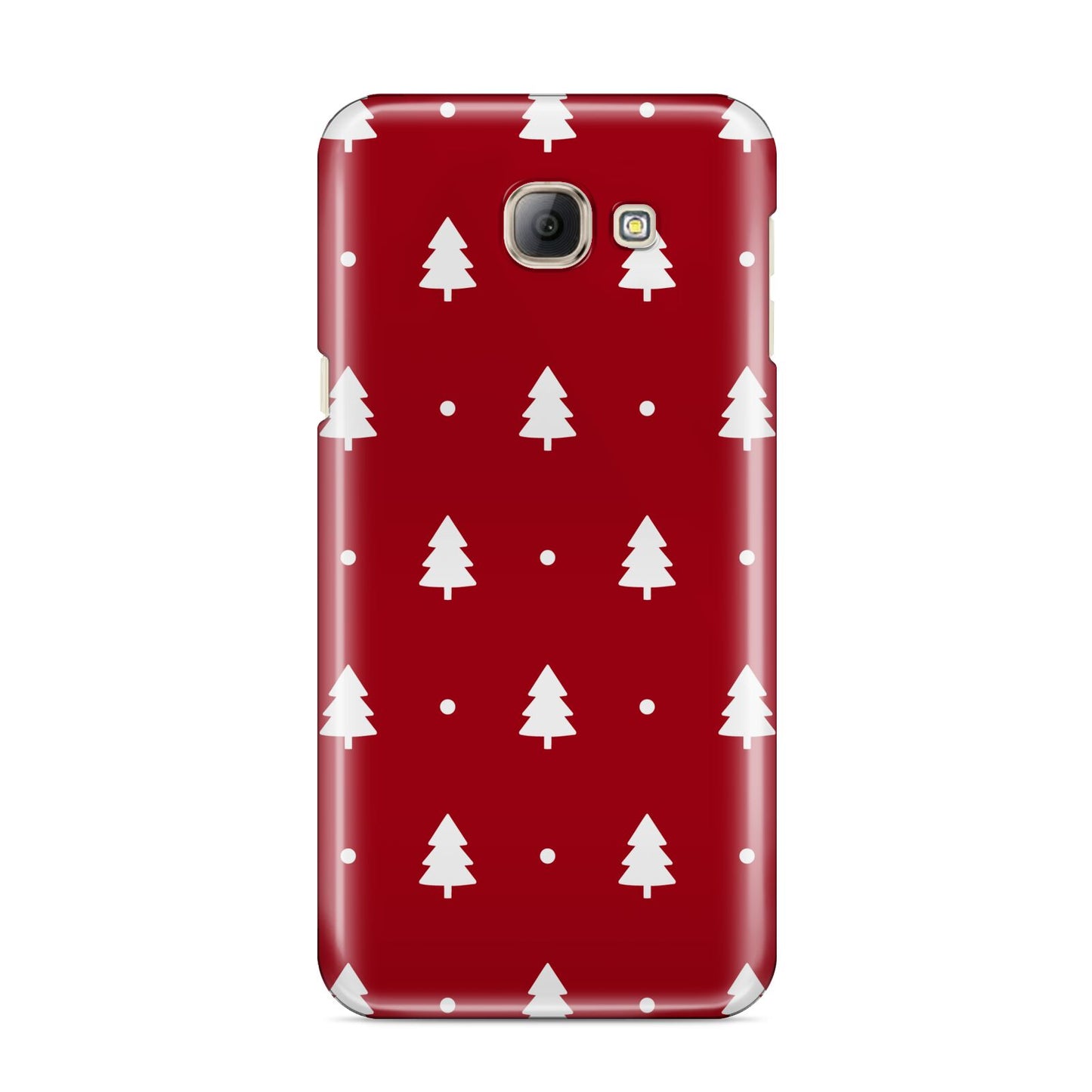 Classic Red Christmas Trees Samsung Galaxy A8 2016 Case