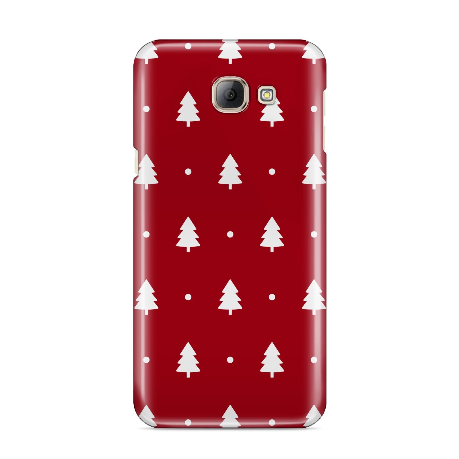 Classic Red Christmas Trees Samsung Galaxy A8 2016 Case