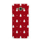 Classic Red Christmas Trees Samsung Galaxy A8 Case