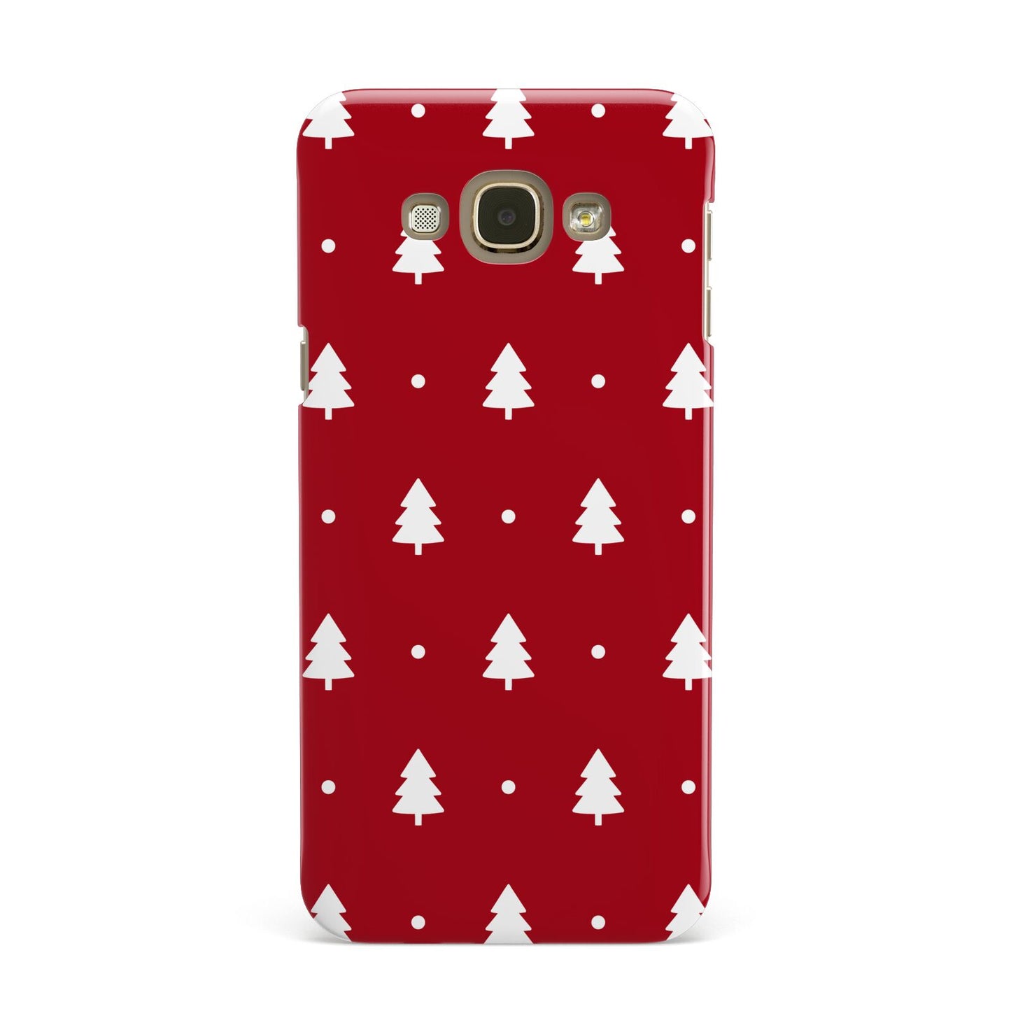 Classic Red Christmas Trees Samsung Galaxy A8 Case