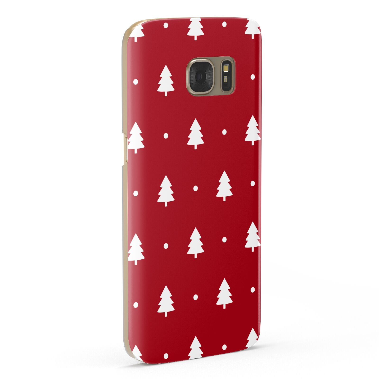 Classic Red Christmas Trees Samsung Galaxy Case Fourty Five Degrees