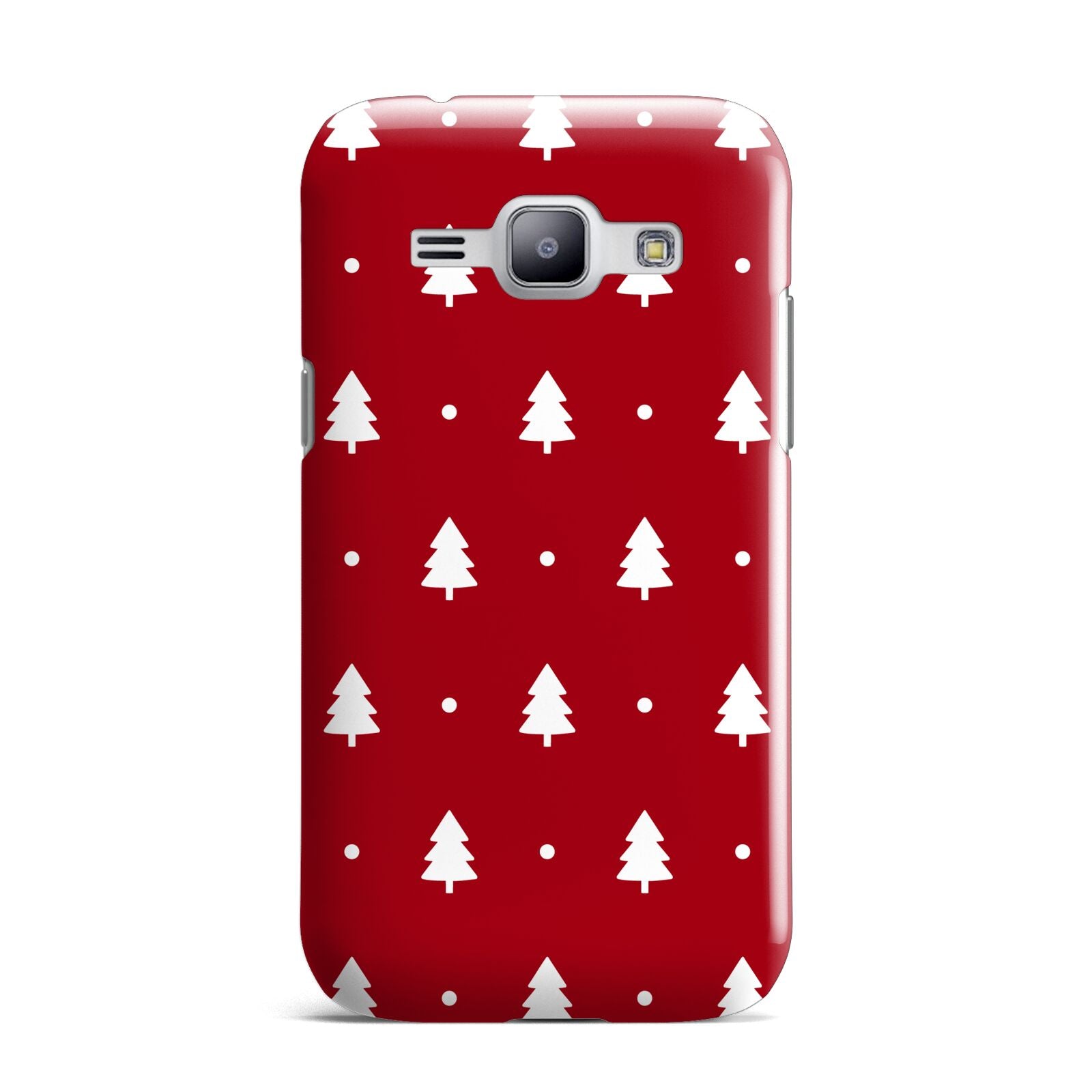 Classic Red Christmas Trees Samsung Galaxy J1 2015 Case