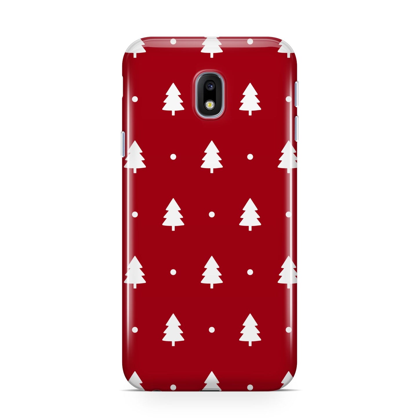Classic Red Christmas Trees Samsung Galaxy J3 2017 Case