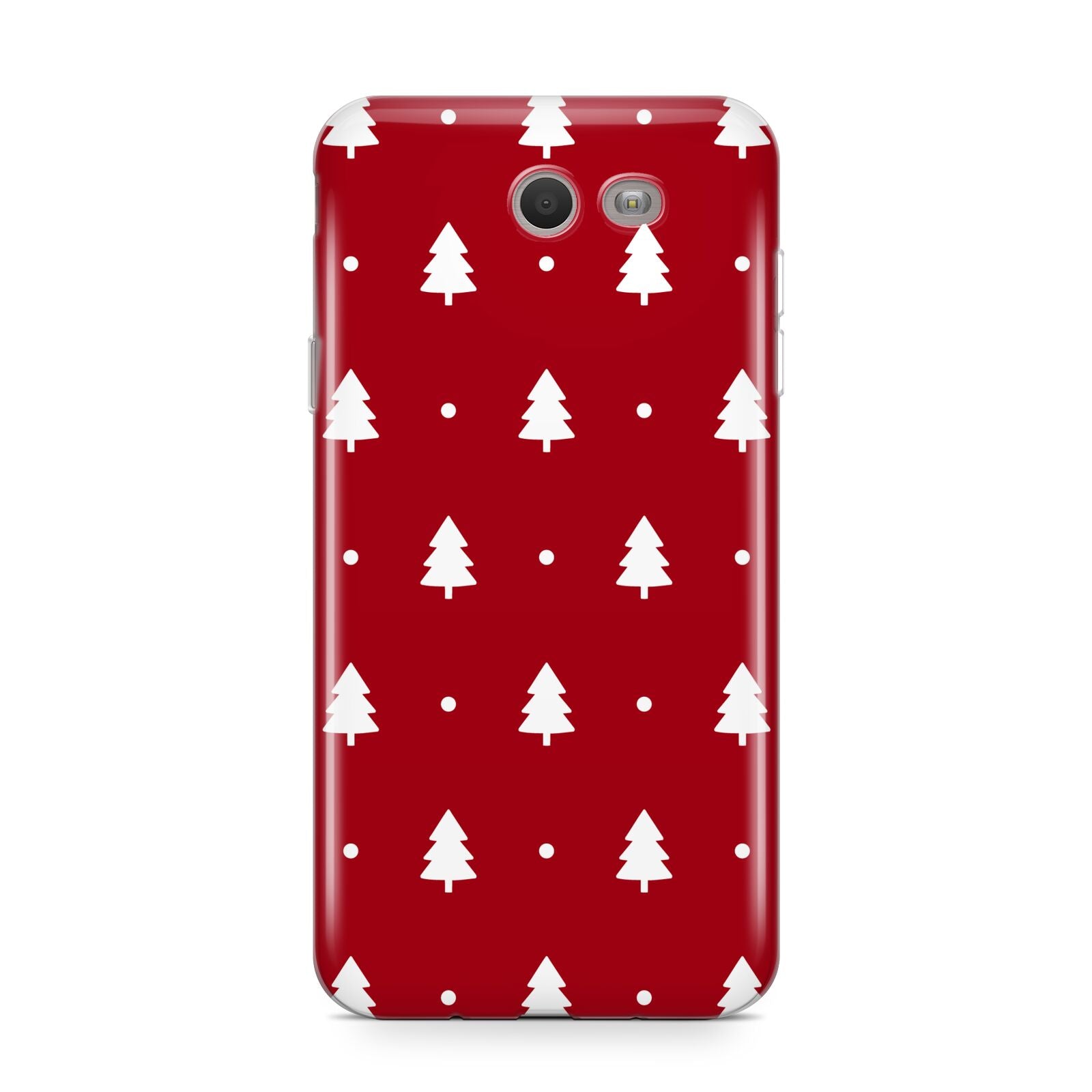 Classic Red Christmas Trees Samsung Galaxy J7 2017 Case