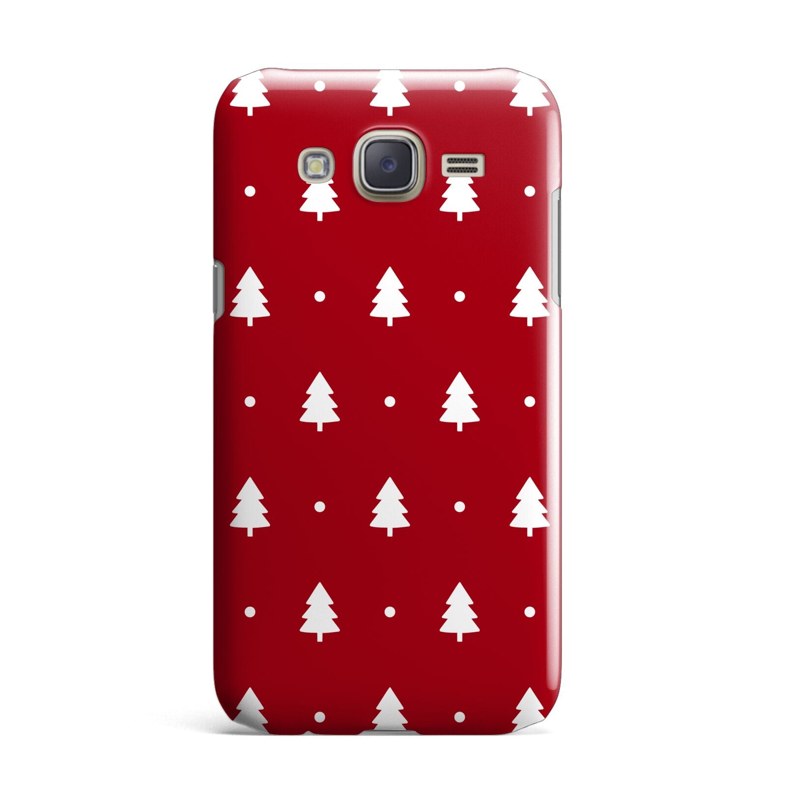 Classic Red Christmas Trees Samsung Galaxy J7 Case