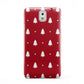 Classic Red Christmas Trees Samsung Galaxy Note 3 Case