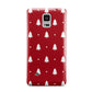 Classic Red Christmas Trees Samsung Galaxy Note 4 Case