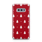 Classic Red Christmas Trees Samsung Galaxy S10E Case